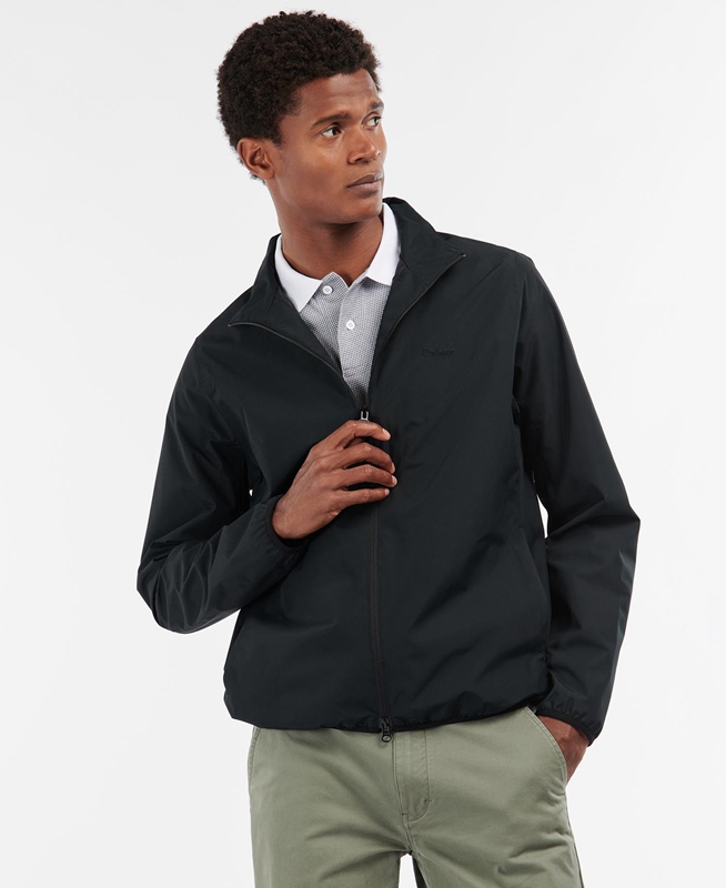 Black Men's Barbour Korbel Waterproof Jackets | ZNCH-79850