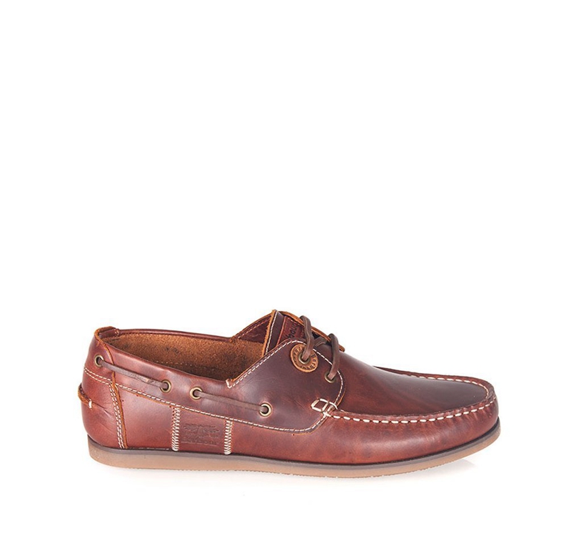 Brown Men's Barbour Capstan Boat Shoes | VIFU-10673