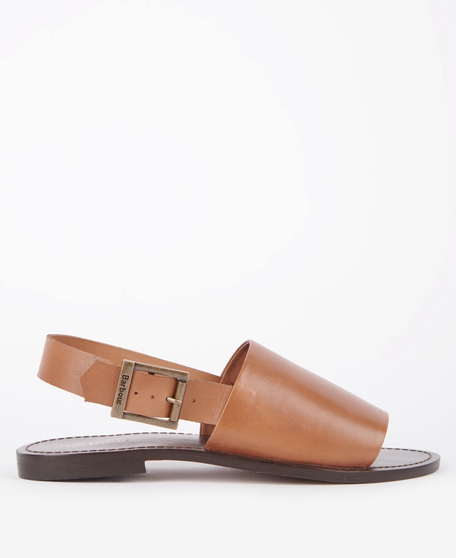 Brown Women's Barbour Moreda Sandals | IDPB-60354