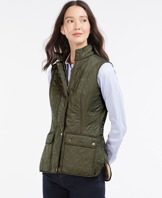 Green Women's Barbour Weste Wray Vest | AWUB-35219