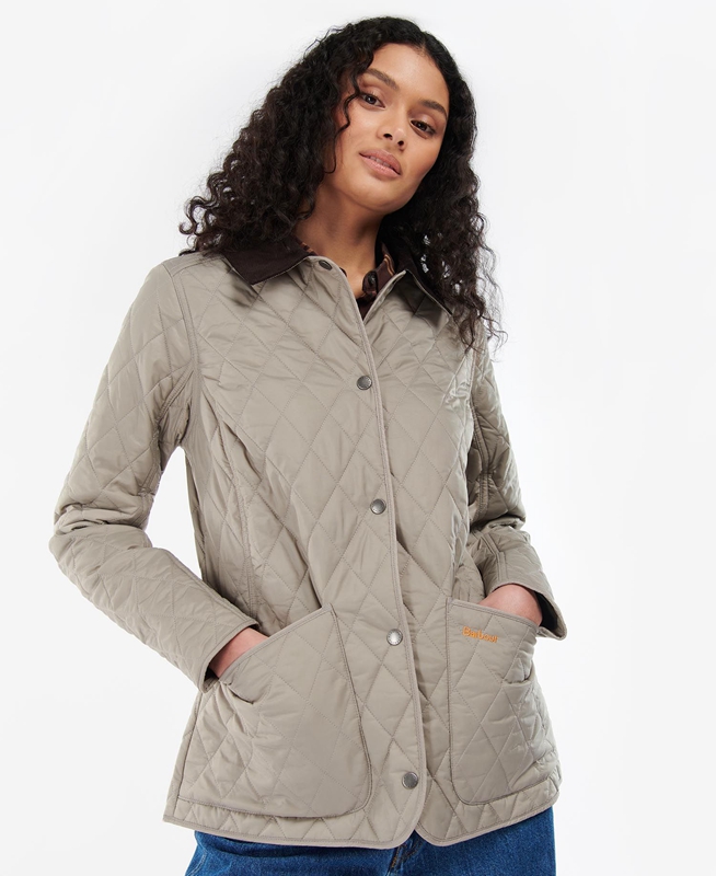 Grey Women's Barbour Annandale Quilted Jackets | DLUG-13507