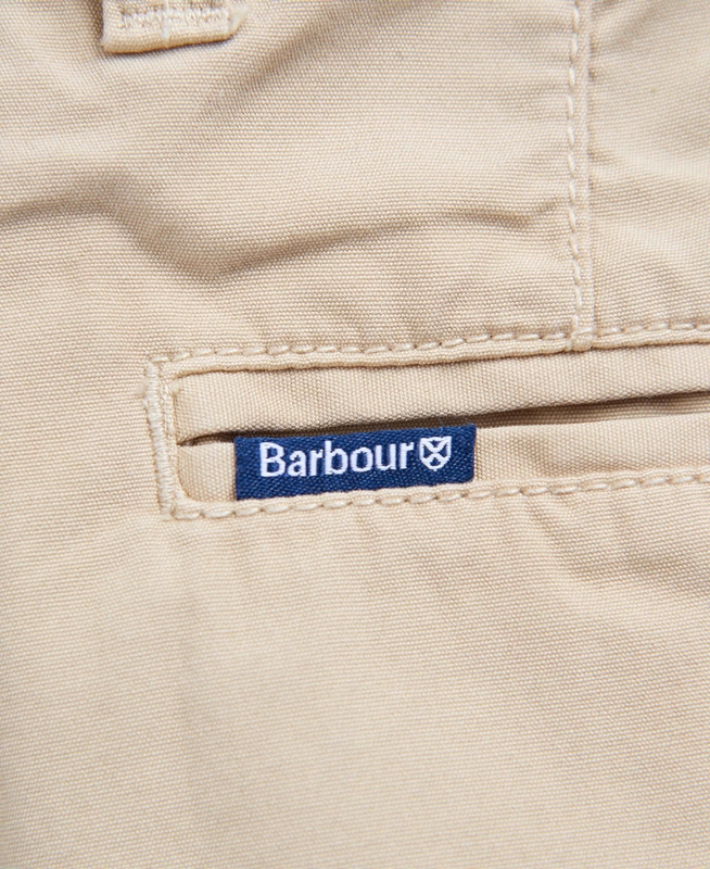 Beige Men's Barbour Glendale Chino Pants | DPWZ-17062