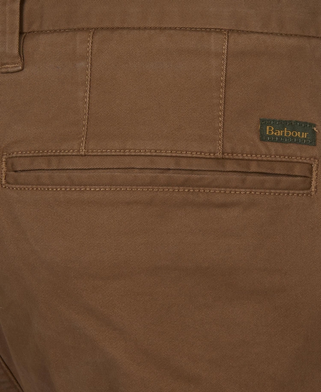 Beige Men's Barbour Neuston Essential Chinos Pants | OHEW-52684