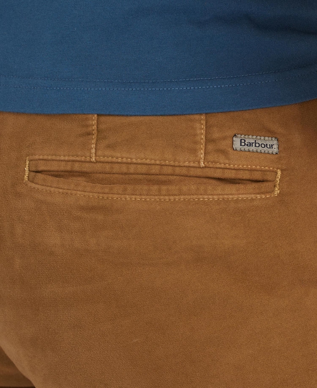 Beige Men's Barbour Neuston Moleskin Trousers Pants | BEDS-57486