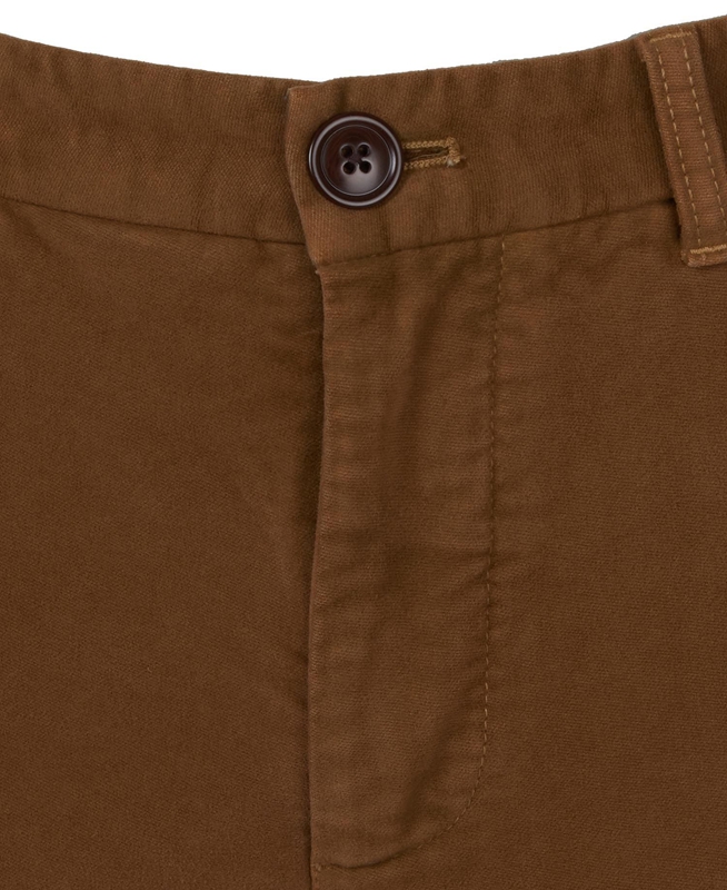 Beige Men's Barbour Neuston Moleskin Trousers Pants | BEDS-57486