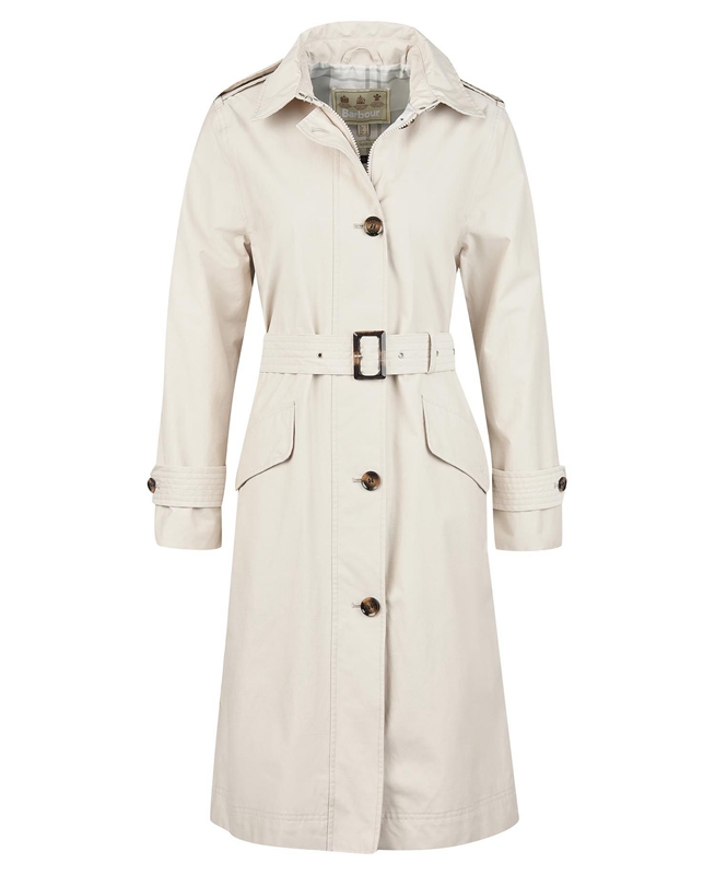 Beige Women's Barbour Camilla Waterproof Jackets | XLWU-79345