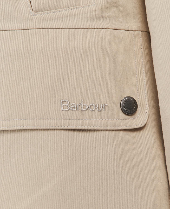 Beige Women's Barbour Clary Waterproof Jackets | BXFJ-52798