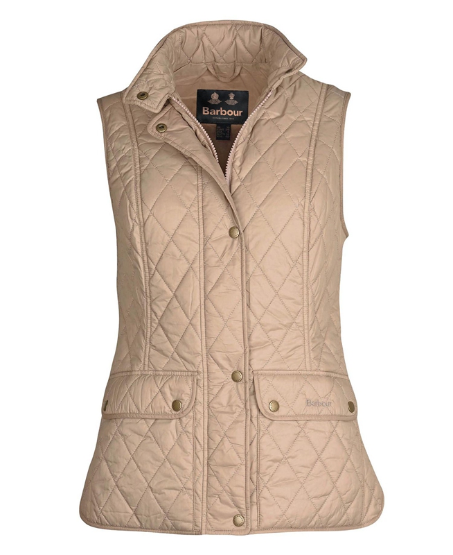 Beige Women's Barbour Weste Otterburn Vest | UMHY-80695