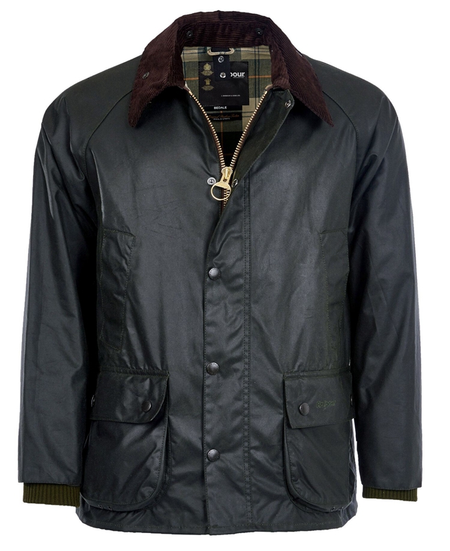 Black Men's Barbour Bedale® Waxed Jackets | UYRB-47023