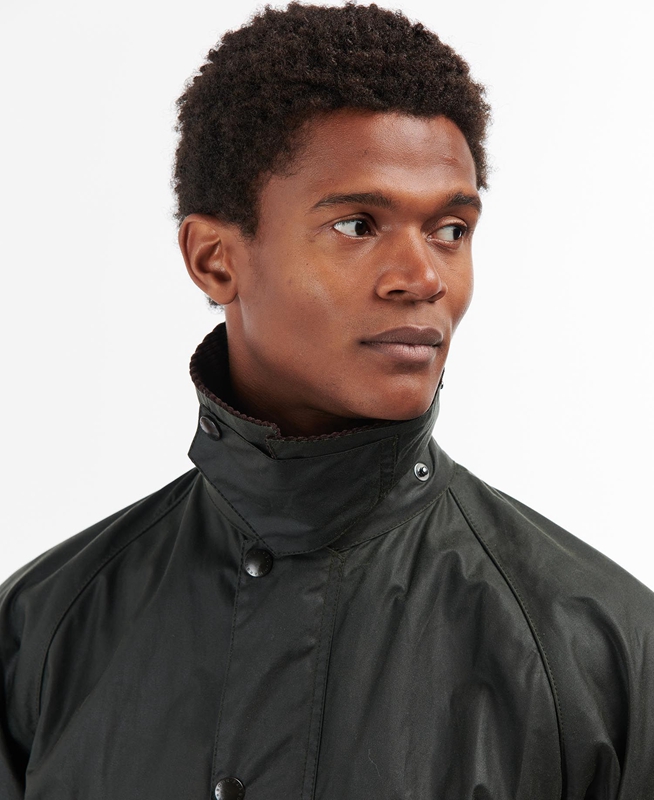 Black Men's Barbour Bedale® Waxed Jackets | UYRB-47023