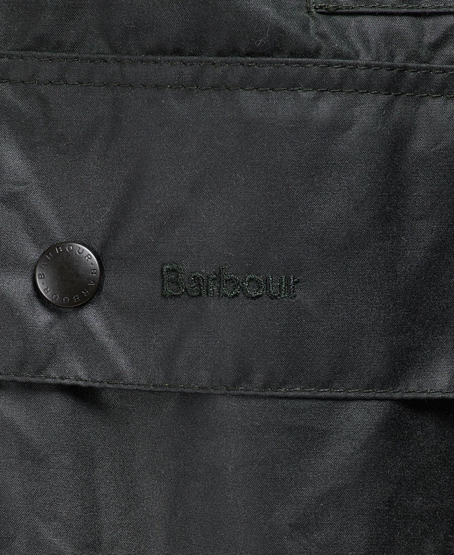 Black Men's Barbour Border® Waxed Jackets | ZVRM-76329