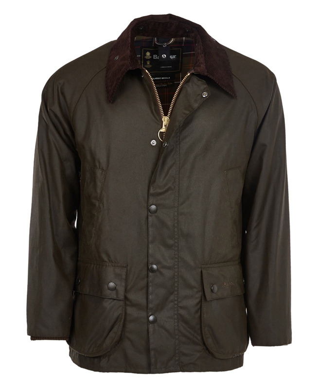 Black Men's Barbour Classic Bedale® Waxed Jackets | CNHT-39621