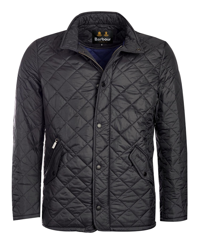 Black Men's Barbour Flyweight Chelsea Quilted Jackets | MQGP-13957