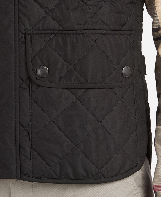 Black Men's Barbour Lowerdale Vest | CZTS-60147