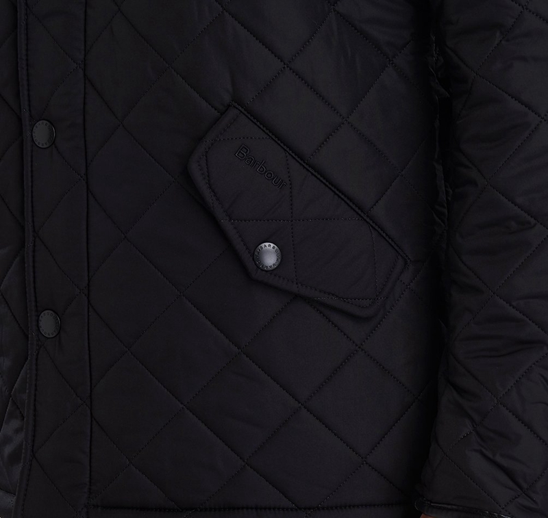 Black Men's Barbour Powell Quilted Jackets | KNXB-30712