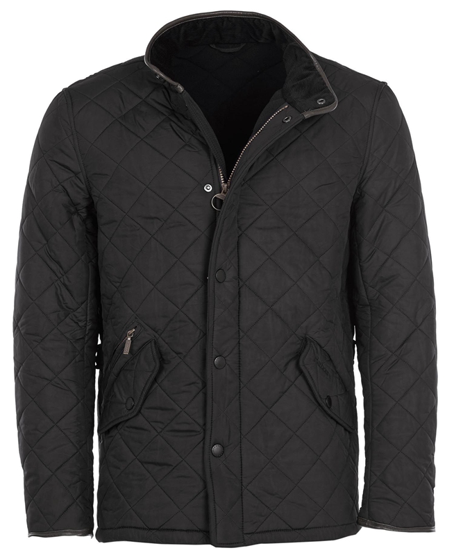 Black Men's Barbour Powell Quilted Jackets | KNXB-30712