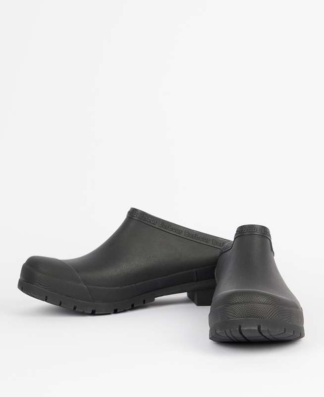 Black Men's Barbour Quinn Clogs | GYLA-40867