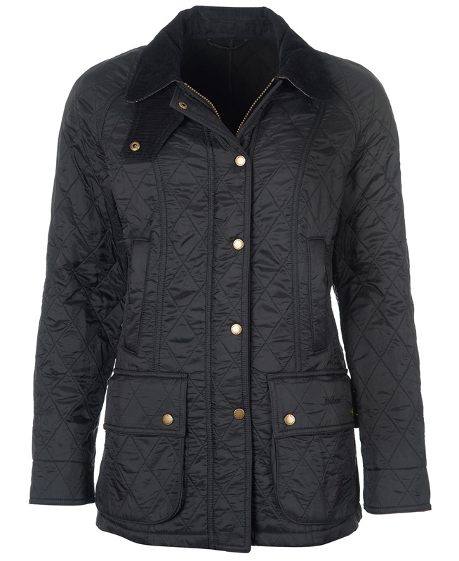 Black Women's Barbour Beadnell Polarquilt Quilted Jackets | ADBX-18596