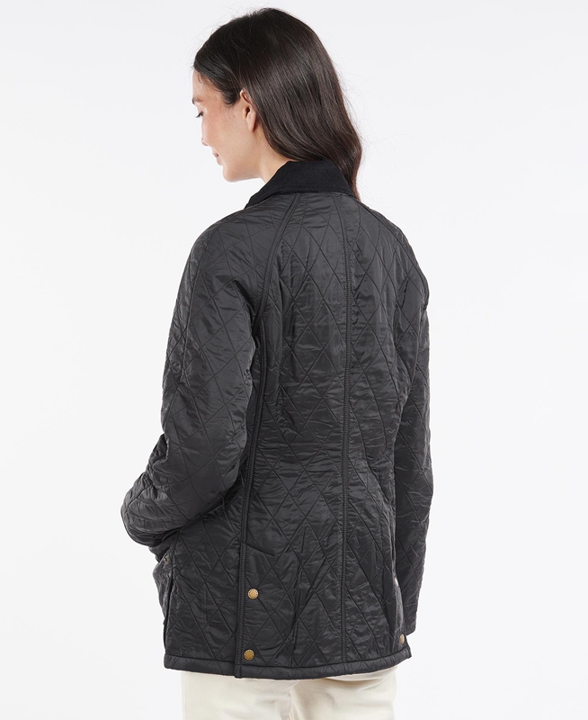 Black Women's Barbour Beadnell Polarquilt Quilted Jackets | ADBX-18596