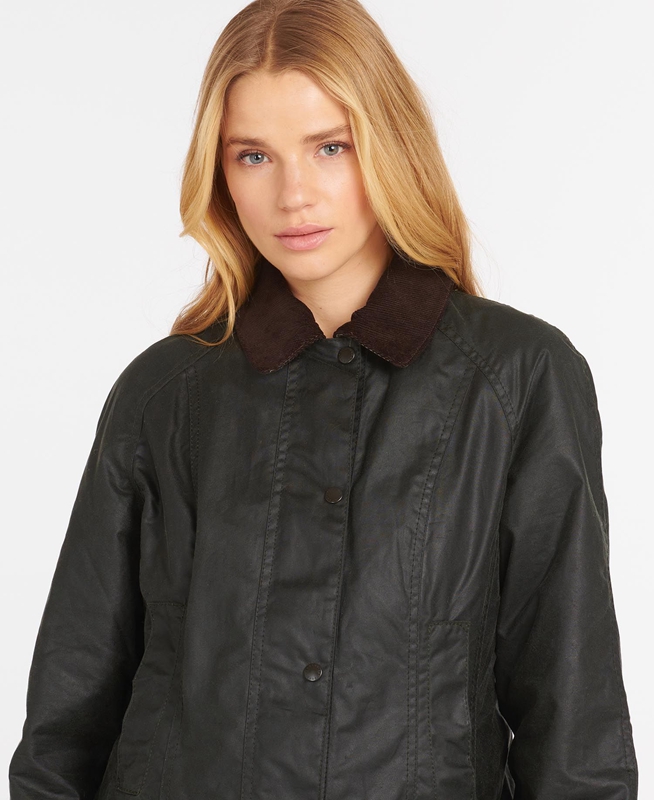 Black Women's Barbour Beadnell® Waxed Jackets | YNDP-70142