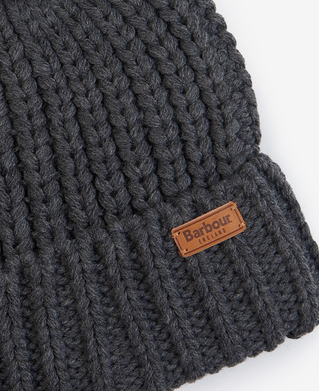 Black Women's Barbour Saltburn Beanie Hats | QSJF-78436