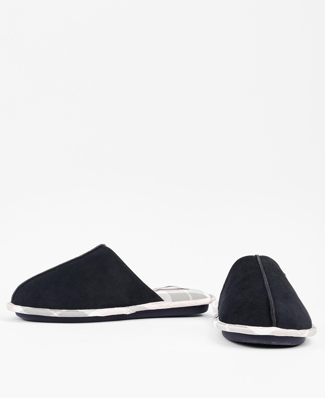 Black Women's Barbour Simone Slippers | BSQW-46827