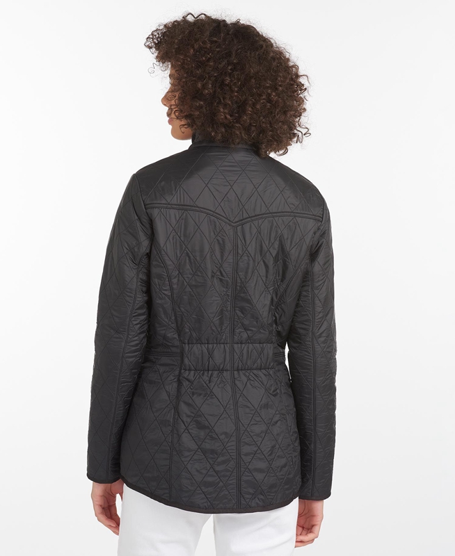 Black Women's Barbour Steppjacke Cavalry Polarquilt Quilted Jackets | ZEOU-13857