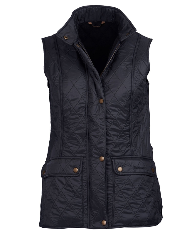 Black Women's Barbour Weste Wray Vest | LWIU-12867