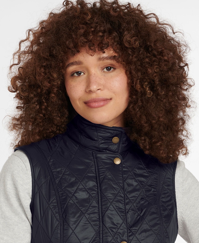 Black Women's Barbour Weste Wray Vest | LWIU-12867