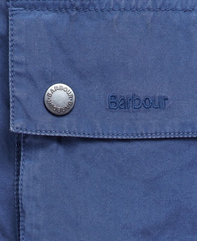 Blue Men's Barbour Ashby Casual Jackets | ULNC-24516