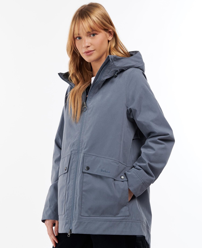 Blue Women's Barbour Armeria Waterproof Jackets | HZFK-04923