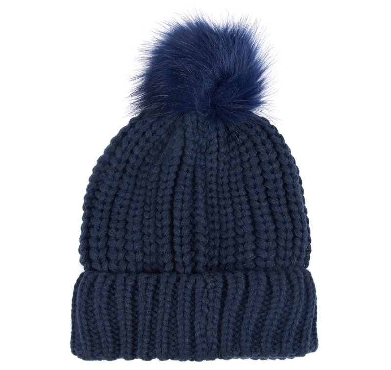 Blue Women's Barbour Beanie Saltburn Hats | CFYV-71034