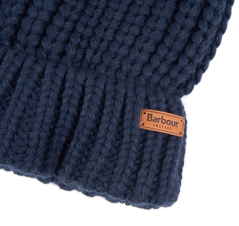 Blue Women's Barbour Beanie Saltburn Hats | CFYV-71034