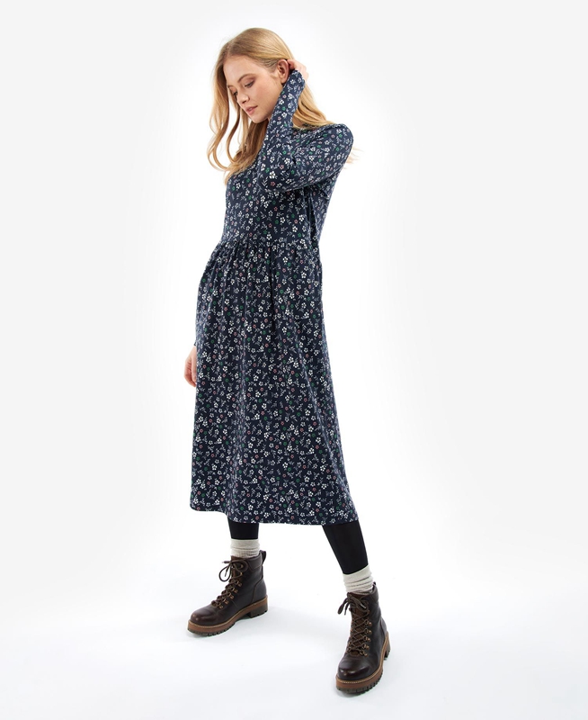 Blue Women's Barbour Cassley Dress | SCFN-13460