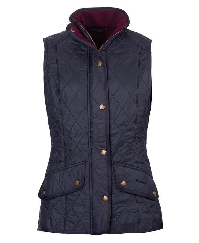 Blue Women's Barbour Weste Cavalry Vest | DBIR-52876