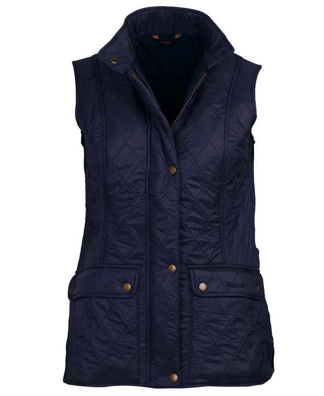 Blue Women's Barbour Weste Wray Vest | KCVZ-47635