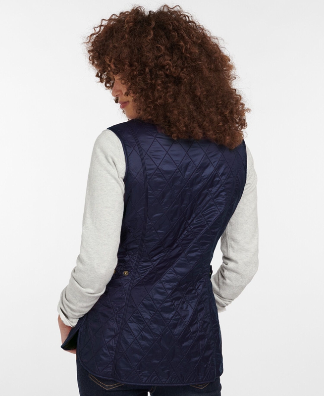 Blue Women's Barbour Weste Wray Vest | KCVZ-47635