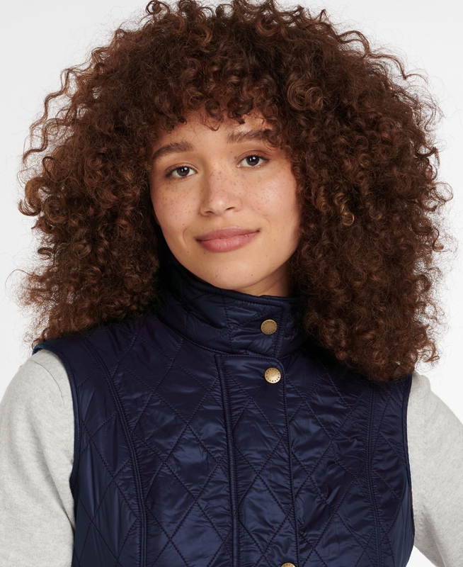 Blue Women's Barbour Weste Wray Vest | KCVZ-47635