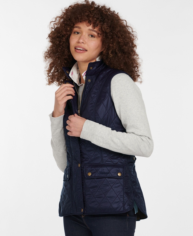 Blue Women\'s Barbour Weste Wray Vest | KCVZ-47635