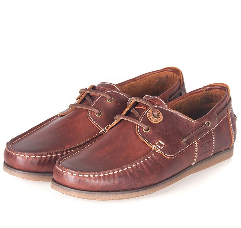 Brown Men's Barbour Capstan Boat Shoes | VIFU-10673