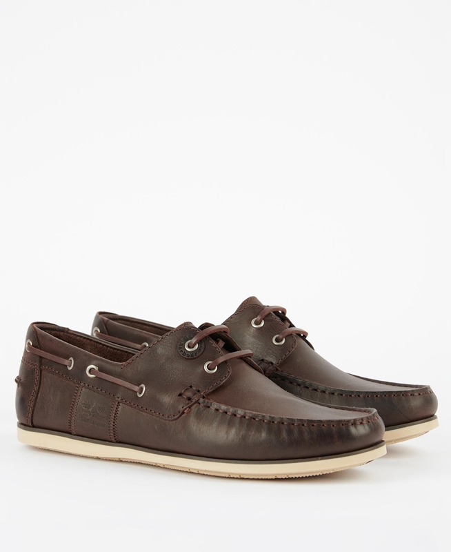 Brown Men's Barbour Capstan Loafers | GYLC-42798