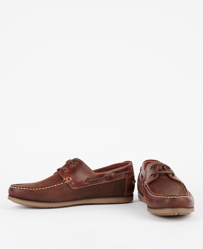 Brown Men's Barbour Capstan Loafers | MTZS-72358