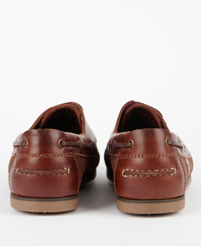 Brown Men's Barbour Capstan Loafers | MTZS-72358