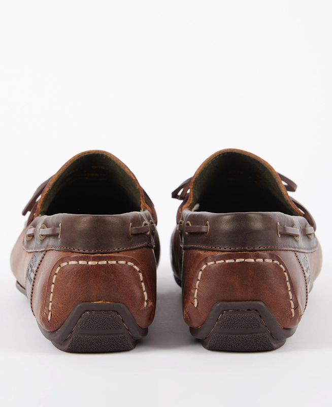 Brown Men's Barbour Clark Loafers | ABZW-16985