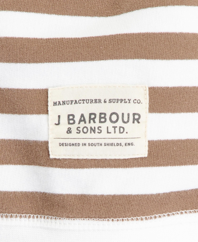 Brown Men's Barbour Durnage Crew Sweatshirts | ARQI-03287