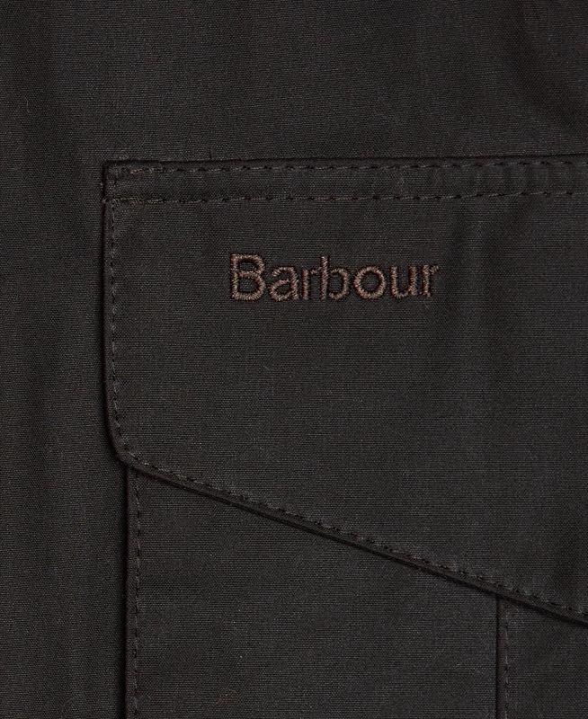 Brown Men's Barbour Hereford Waxed Jackets | DQSZ-30978