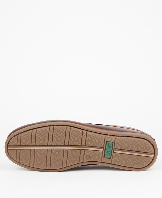 Brown Men's Barbour Kelson Loafers | NZUD-46097