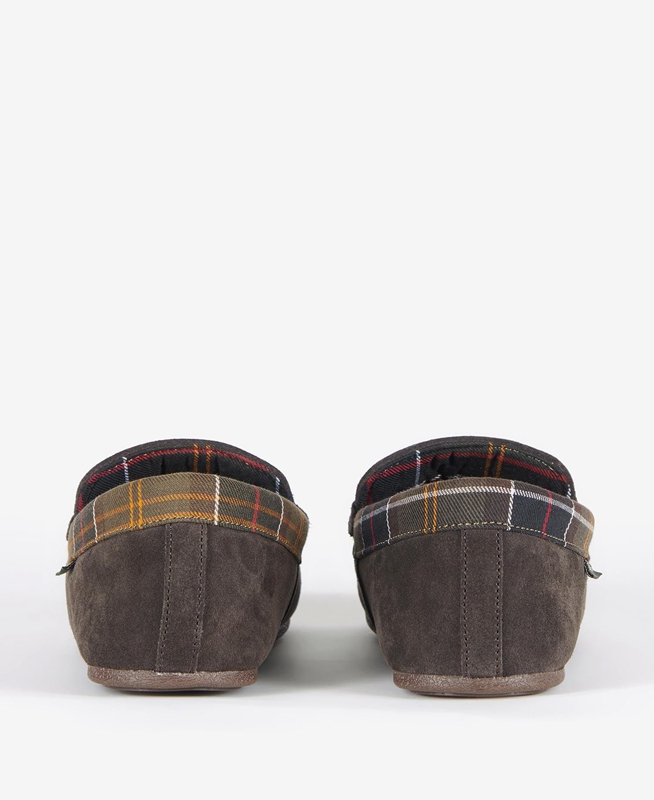 Brown Men's Barbour Porterfield Slippers | ZXEM-10253