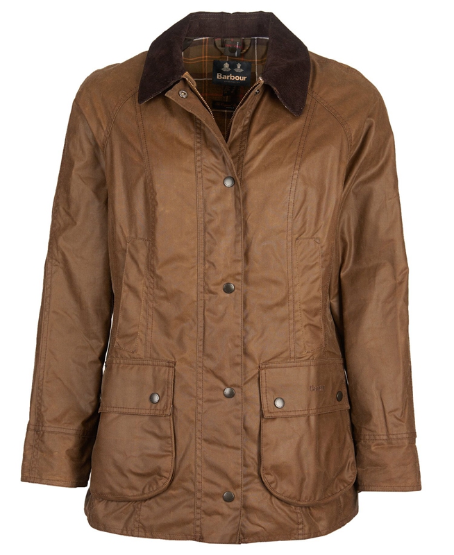 Brown Women's Barbour Beadnell® Waxed Jackets | IEFP-85206