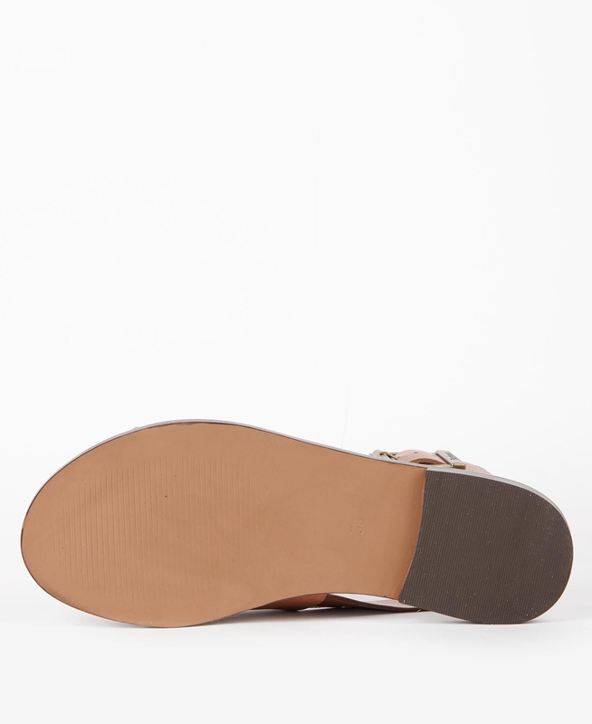 Brown Women's Barbour Moreda Sandals | IDPB-60354